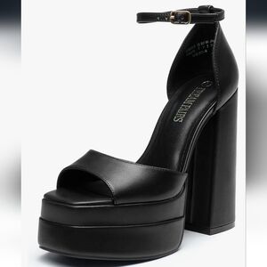 Black Platform Heels New In Box